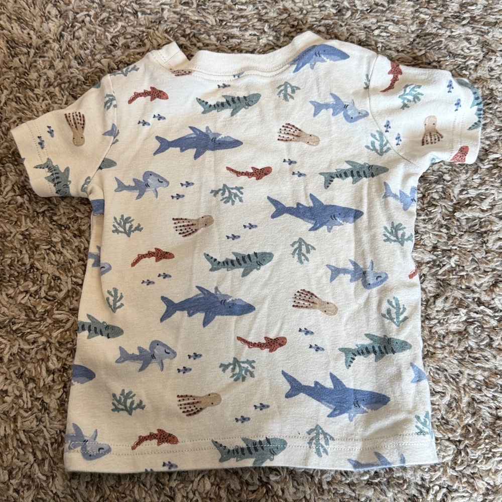 Carter's Cream and blue ocean Graphic Tee - Picture 4 of 4